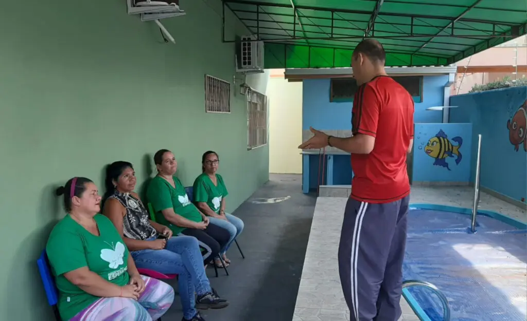 Dia de diversão com os convidados