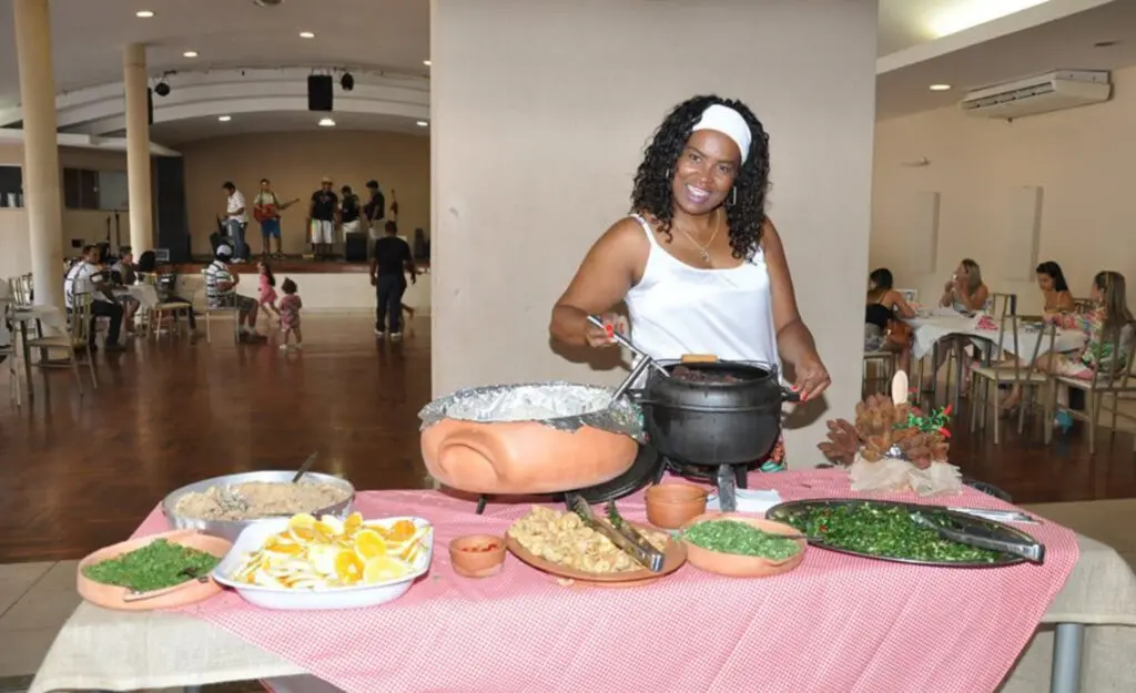 Presidente da Renasce na feijoada